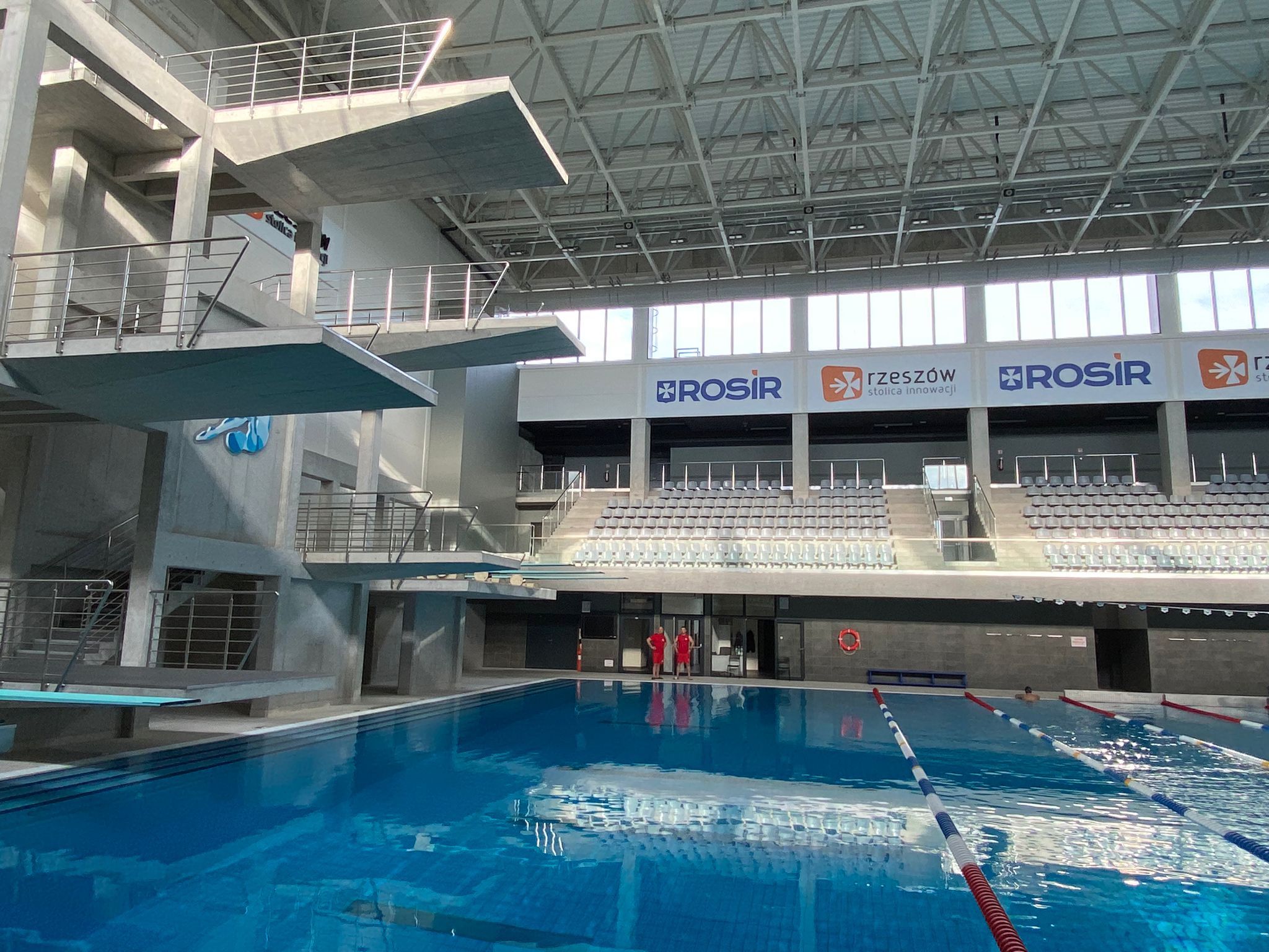 The swimming pool where the diving competition will be held during IE2023 is now open