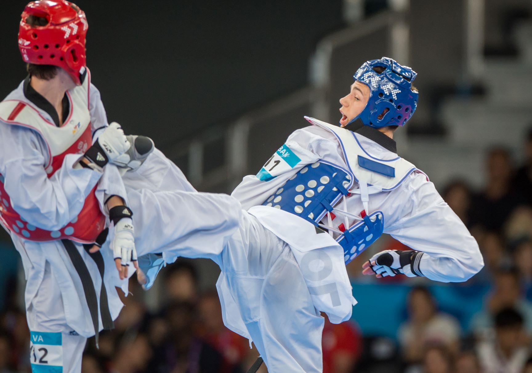 Great excitement at the European Games in Krynica. Ultimate rivals in the finals of taekwondo