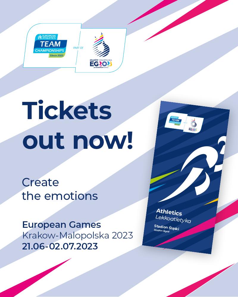 European Games: Athletics tickets already on sale