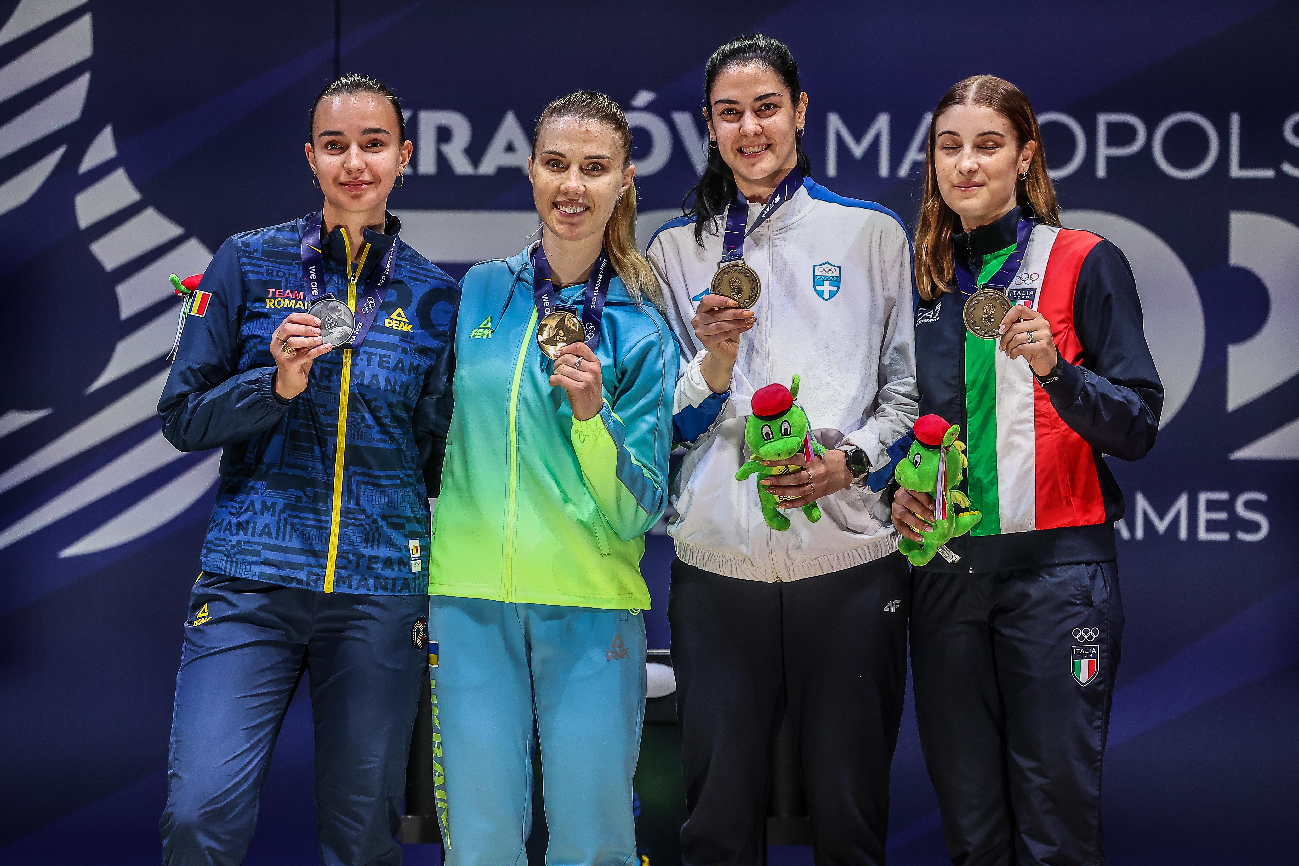 Ukrainian gold medal in women’s sabre