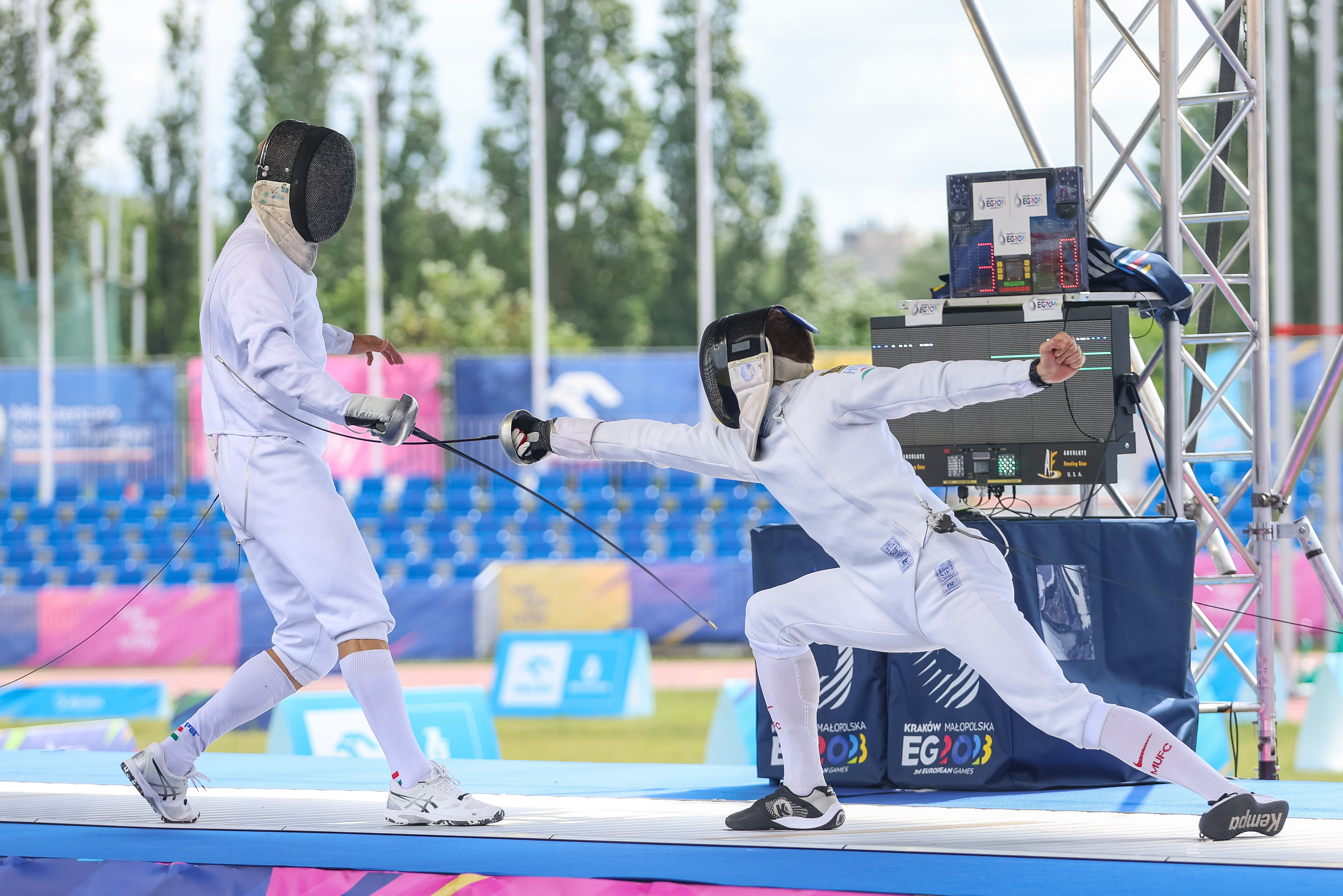 We know the first finalists in modern pentathlon