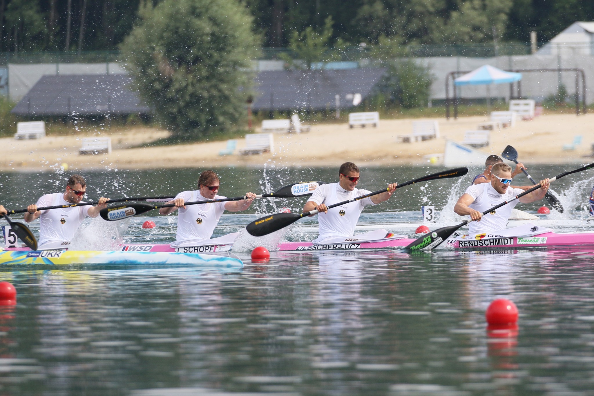 The afternoon session of Canoe Sprint brought the same amount of excitement as the morning session