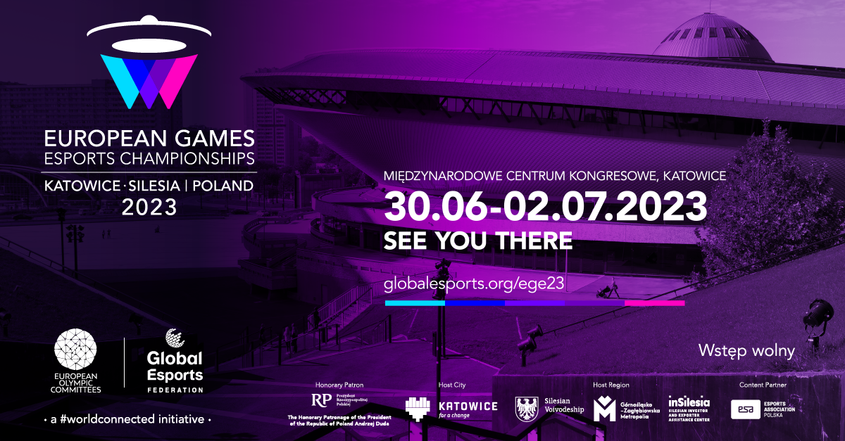 European Games Esports Championships – esportowe igrzyska zawitają do Katowic