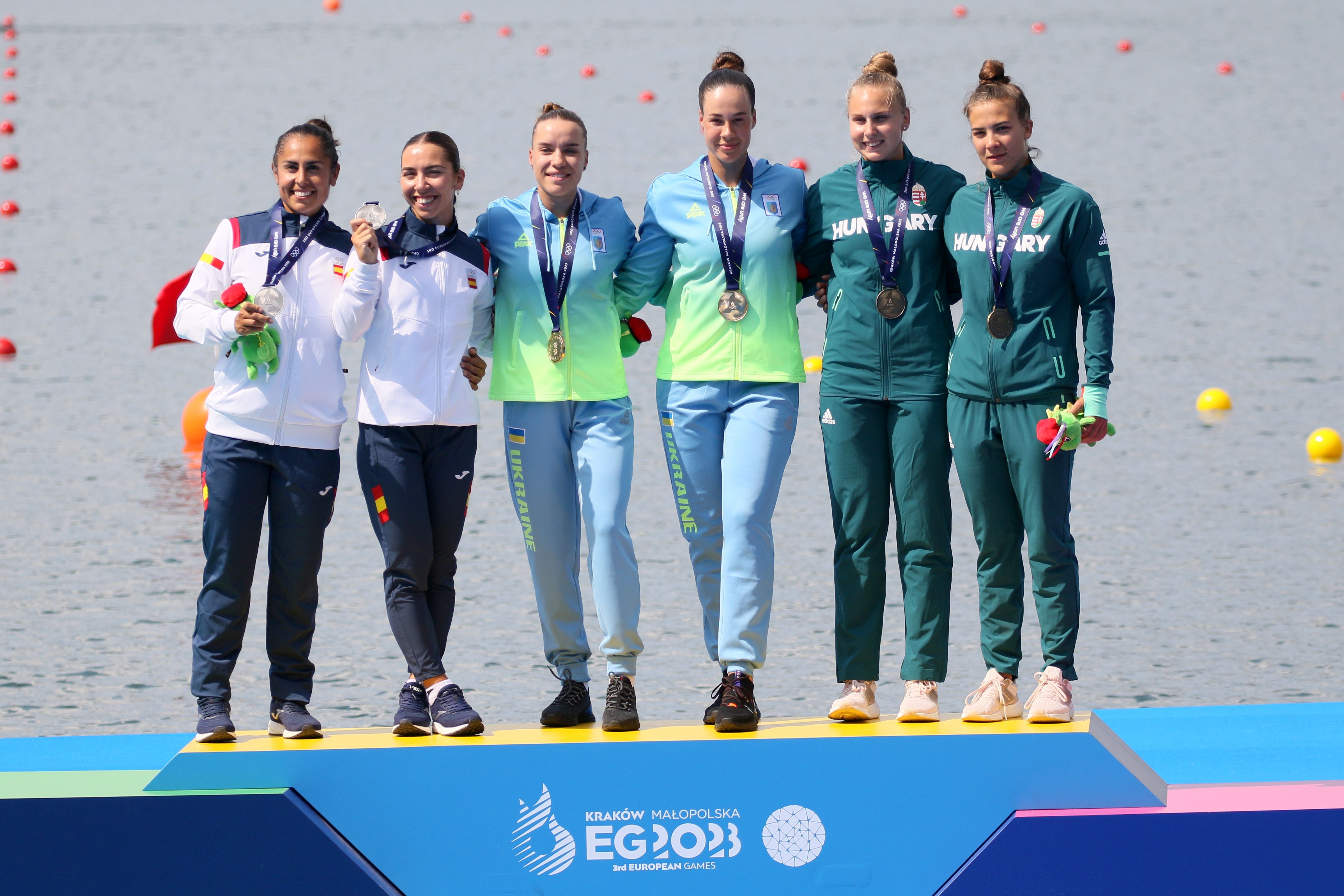 First medals awarded at Canoe Sprint