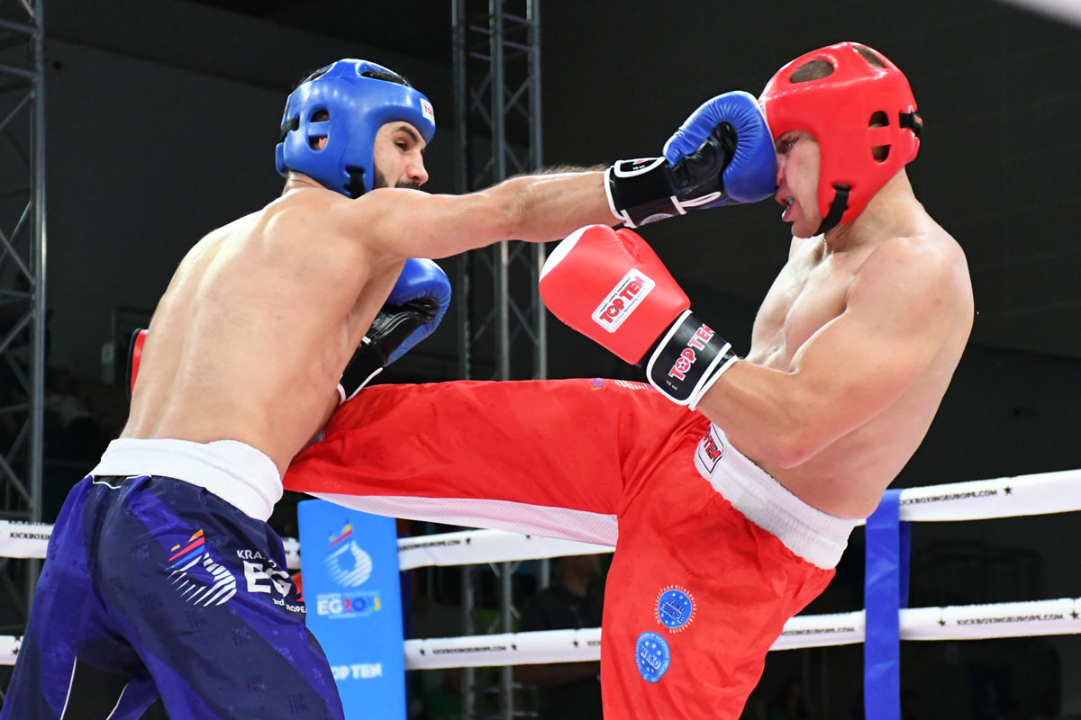 Azerbaijan full contact fighter dominated in the ring