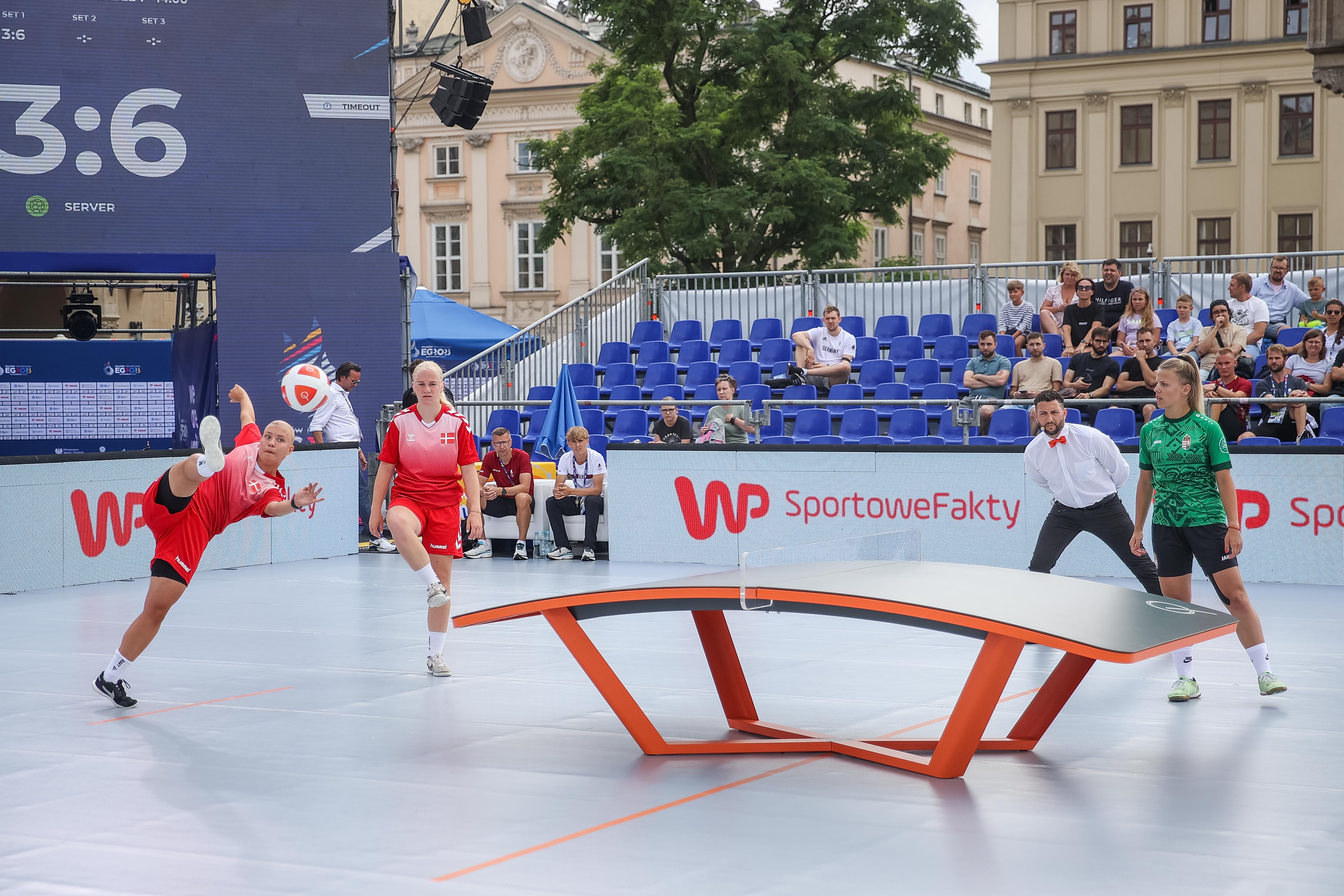Double medals in teqball. Poland and Hungary rejoiced