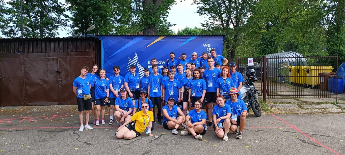 European Games volunteers with souvenirs and lifetime memories